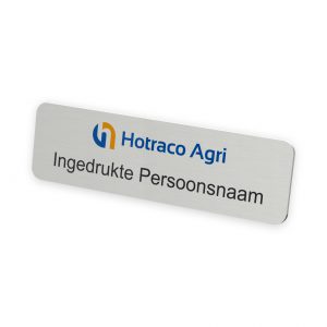 aluminium naambadge met naam