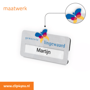 aluminium naambadge Paris maatwerk