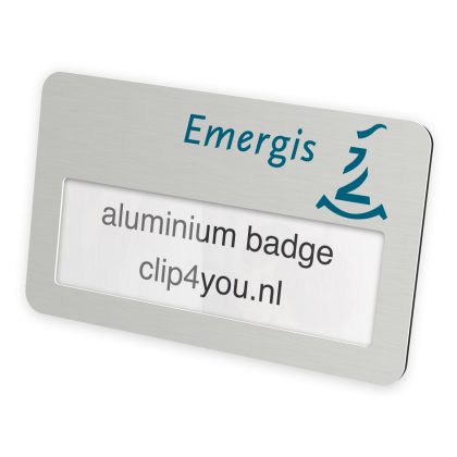 aluminium badges