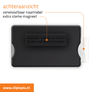 aluminium naambadge NewYork achteraanzicht