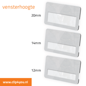 aluminium naambadge NewYork vensterhoogte