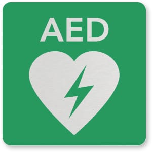 pictogrambord AED