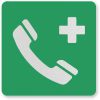 waarschuwingsbordje noodtelefoon