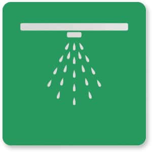 waarschuwingsbordje SPRINKLER