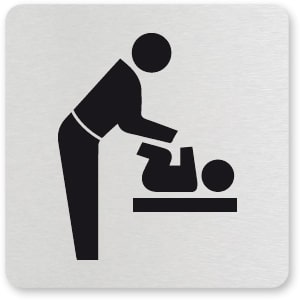 waarschuwingsbordje BABYROOM