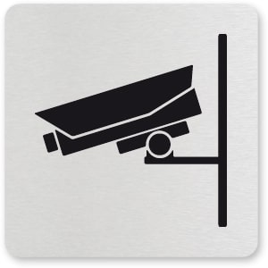 waarschuwingsbordje CAMERA TOEZICHT