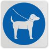 waarschuwingsbordje HONDEN AANGELIJND