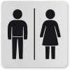 waarschuwingsbordje TOILET HEREN EN DAMES