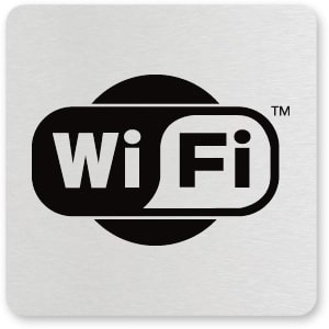 waarschuwingsbordje WIFI
