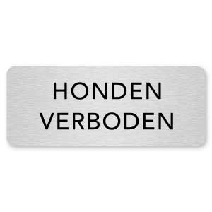 honden verboden