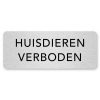deurbordje huisdieren verboden