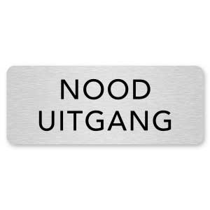 deurbordje nooduitgang
