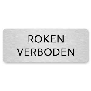 deurbordje roken verboden