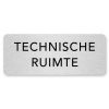 deurbordje technische ruimte