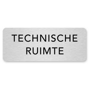 deurbordje technische ruimte