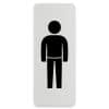 symboolbord toilet heren